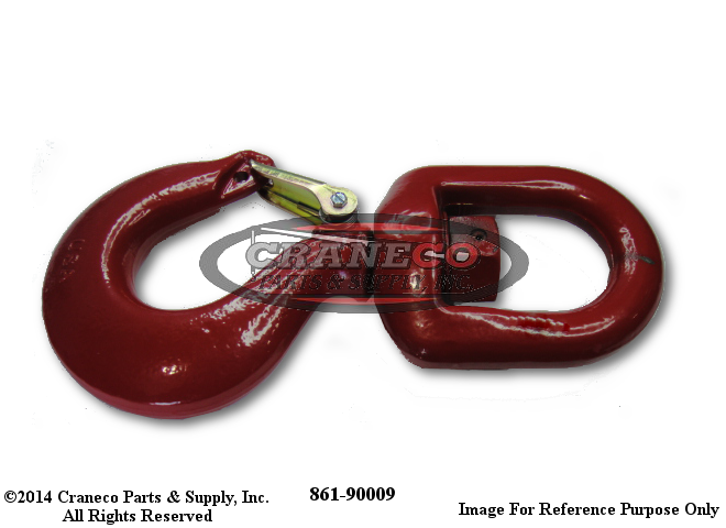 861-90009 Broderson Swivel Hook,5T